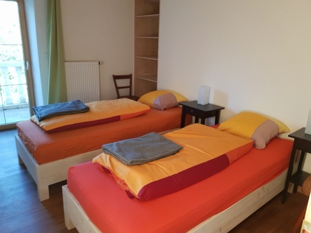 Maison abricot et orange